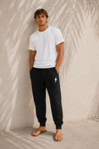 Pigment Black Essentials Bolt Jogger - front male