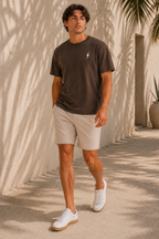 Pigment Cacao Shell 1971 Tee - walking male