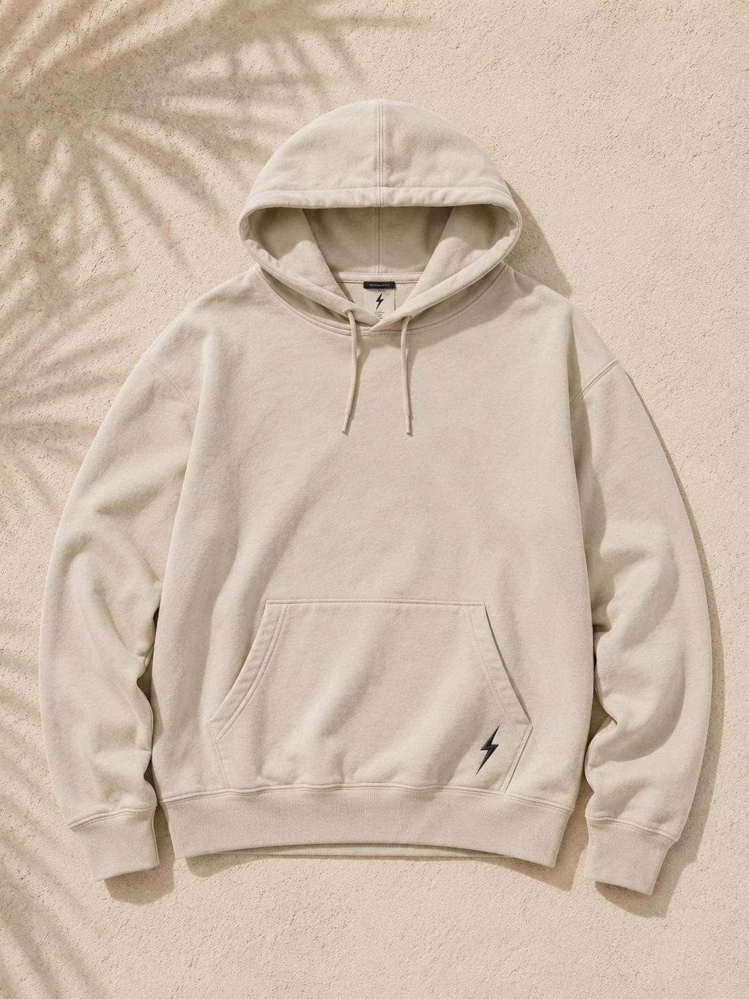 Pigment Ivory 1971 Hoodie - flat lay