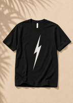 Pigment Black Classic Bolt Tee - flat lay