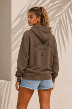 Pigment Clay 1971 Hoodie - back female