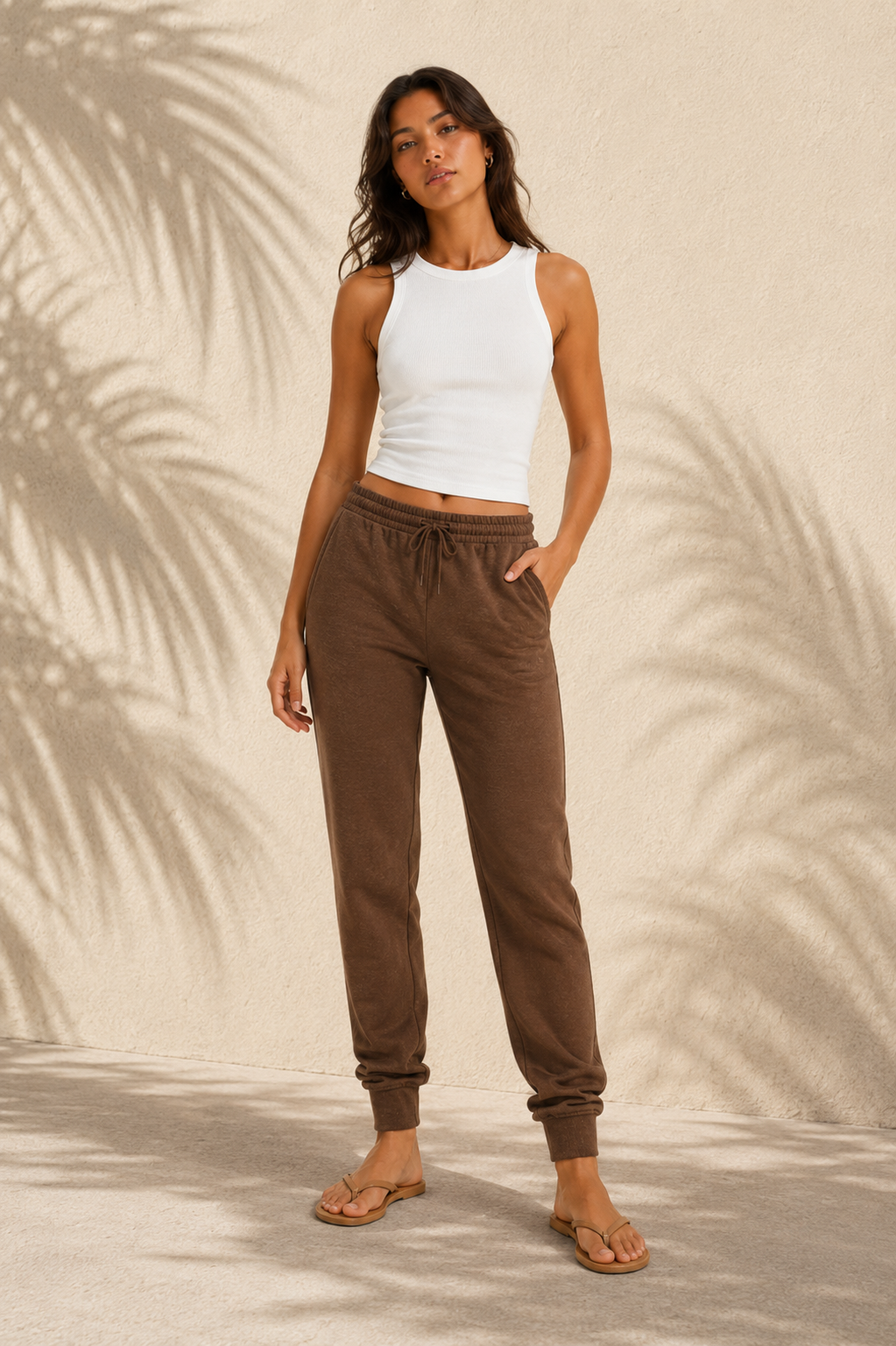 Pigment Clay Classic Bolt Jogger - female front