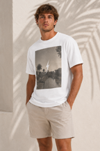 White Venice Tee - front male