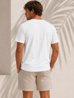 White Venice Tee - back male