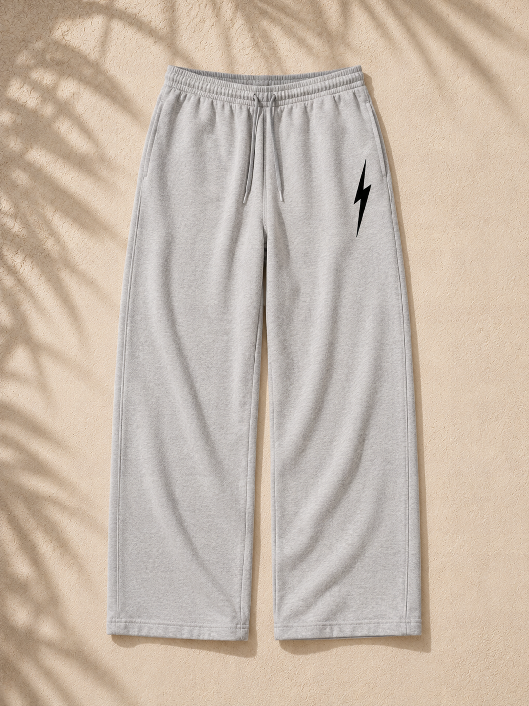 Heather Gray - Essentials Bolt Sweatpant - flat lay