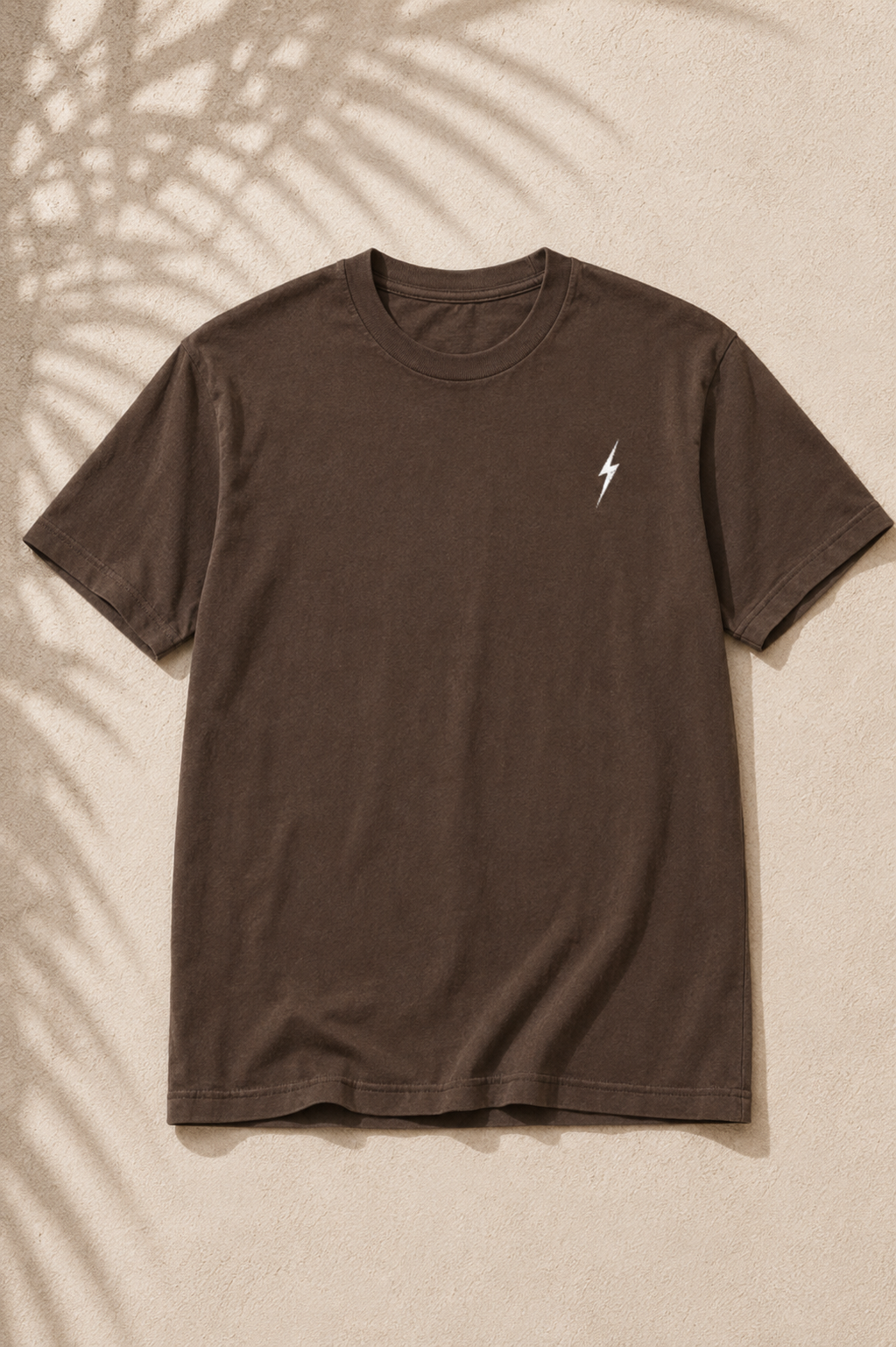 Pigment Cacao Shell 1971 Tee - flat lay