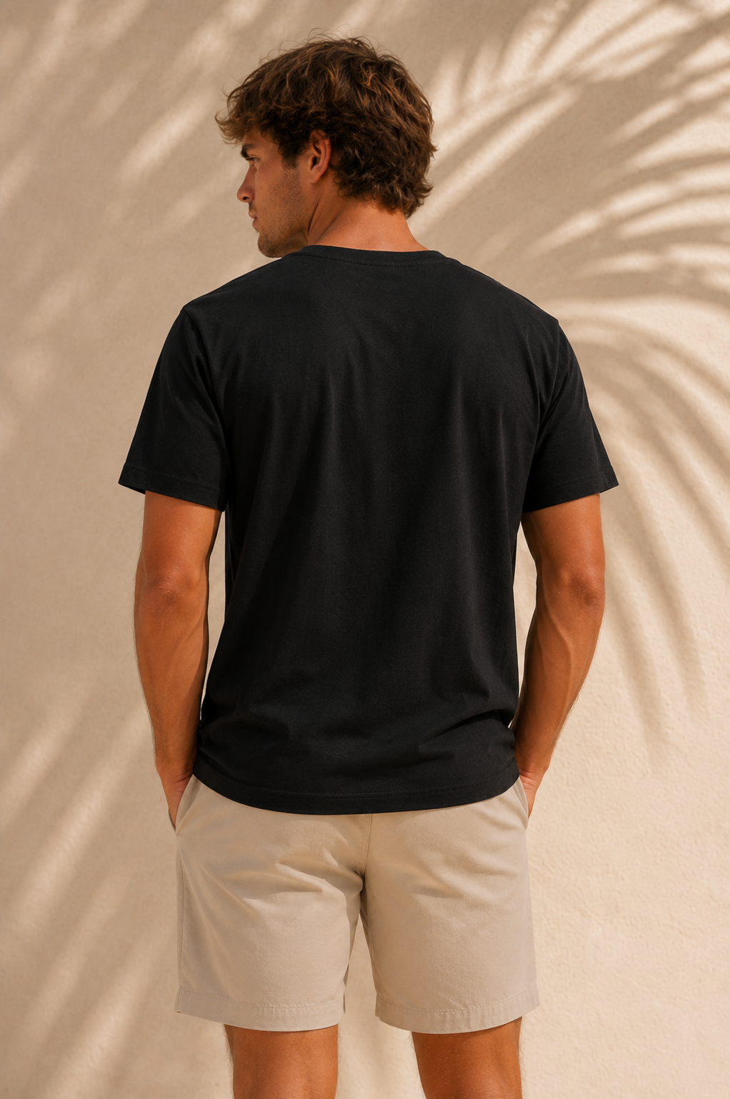 Pigment Black Classic Bolt Tee - back male