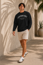 Pigment Black 1971 Crew - walking male