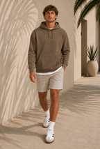 Pigment Clay 1971 Hoodie - walking male