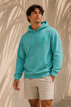 Pigment Mint Classic Bolt Hoodie - front male